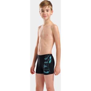 Плавки-шорти для хлопчиків Arena TALES SWIM SHORT чорний, бірюзовий Діт 116 см